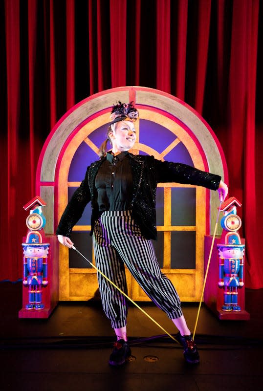 Grace Lohr in the national tour of “Cirque Dreams Holidaze.”