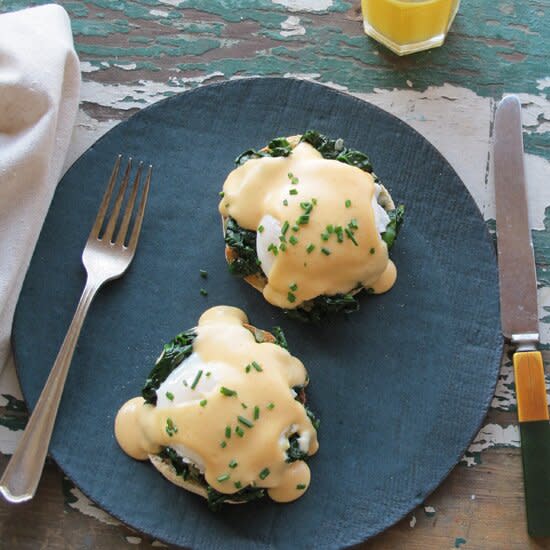 Eggs Florentine with Smoky Mornay Sauce