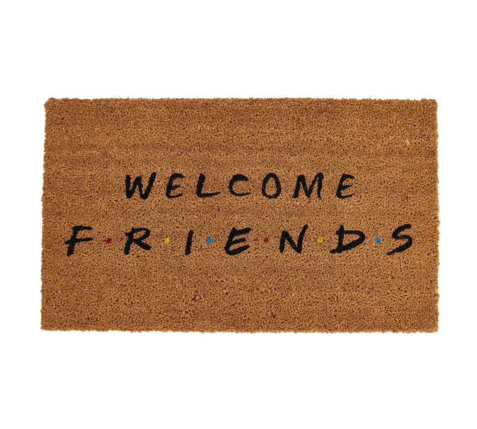 'Welcome Friends' doormat