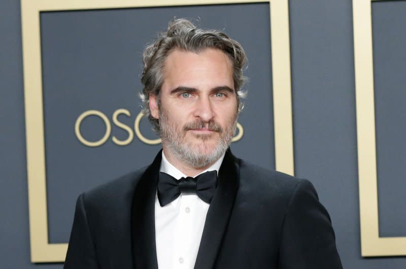 Joaquin Phoenix attends the Academy Awards in 2020. File Photo by John Angelillo/UPI