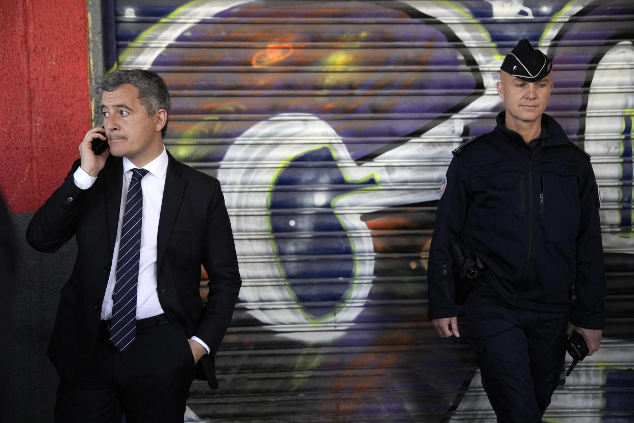 Mardi 19 mars, le ministre de l’Intérieur Gérald Darmanin était à Marseille, en compagnie notamment d’Emmanuel Macron, à l’occasion du déclenchement d’une vaste opération antidrogue.