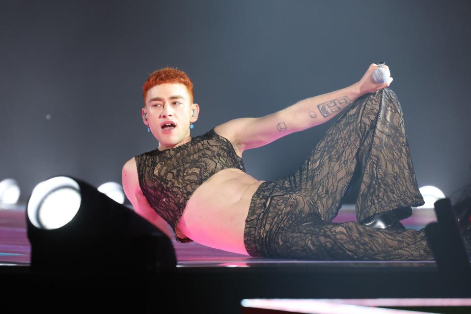 Olly Alexander performed It’s a Sin with Sir Elton JohnPA