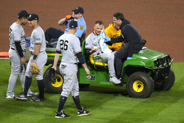 Yankees rally to best Bucs on Roberto Clemente Day