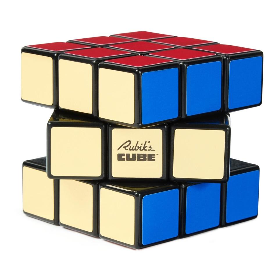 50th Anniversary Retro Rubik's Cube with original coloring.