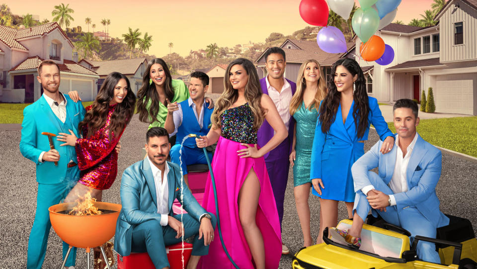 'The Valley' Season 1 Cast: (L-R) Luke Broderick, Kristen Doute, Jax Taylor, Nia Booko, Danny Booko, Brittany Cartwright, Jason Caperna, Janet Caperna, Michelle Lally, Jesse Lally