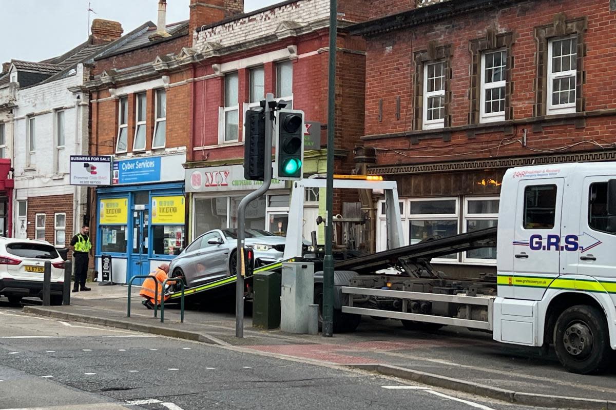 Police searched a property on Holdenhurst Road after arresting a Bournemouth man on suspicion of possession of a firearm. <i>(Image: Anon)</i>