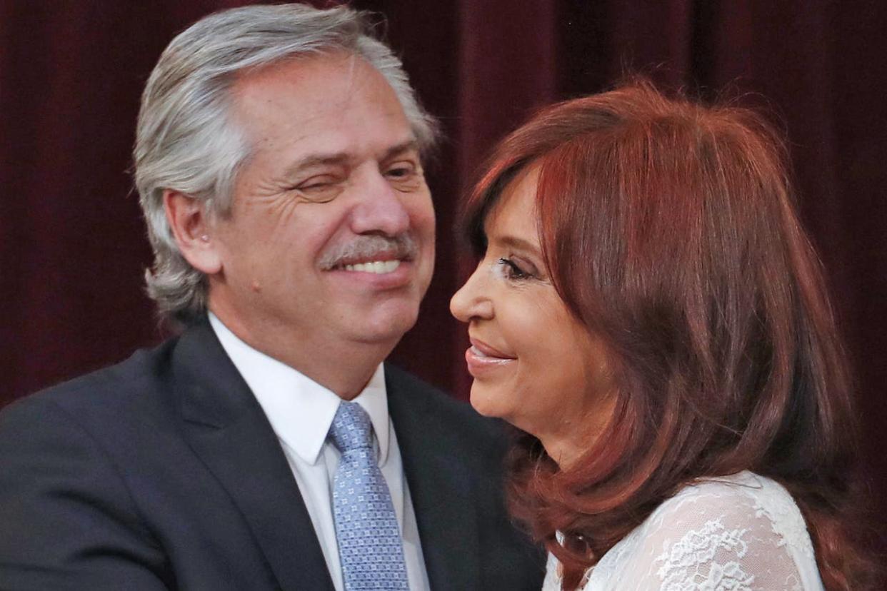 Alberto Fernández y Cristina Kirchner