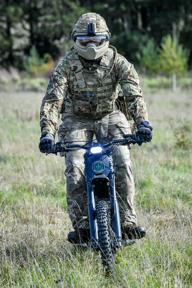 Ben Wallace visits Salisbury Plain