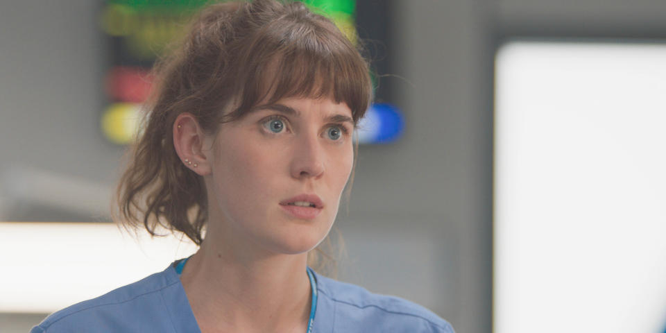First look: Anna Chell as nurse Jodie Whyte.