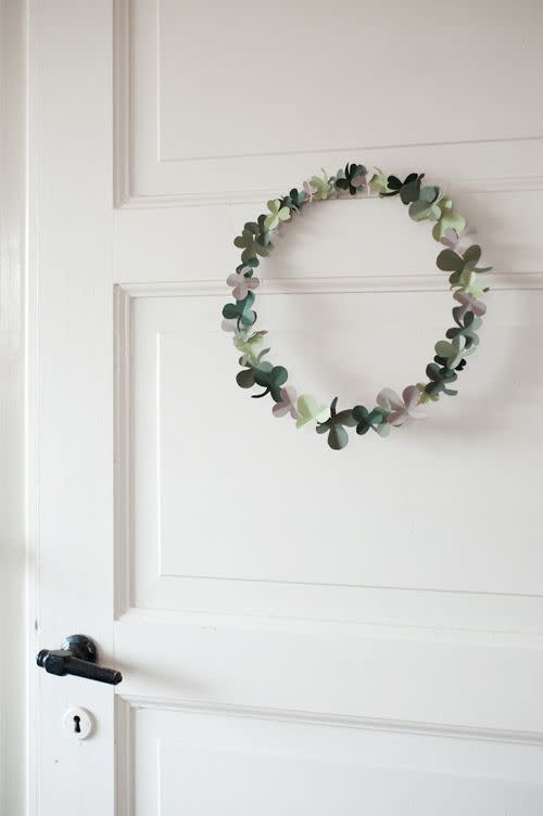 8) St. Patrick's Day Shamrock Wreath