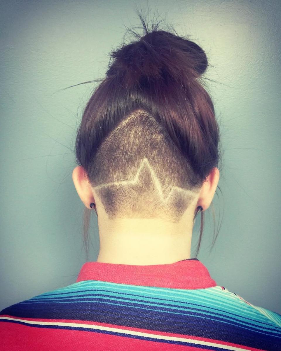 Undercut Hairstyle Idea: Heartbeat