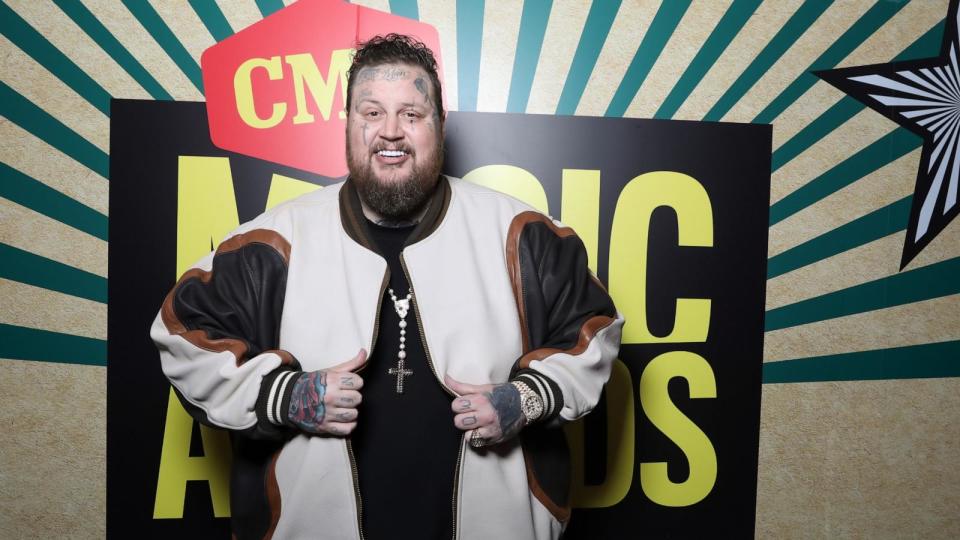 PHOTO:Jelly Roll attends the 2024 CMT Music Awards at Moody Center in Austin, TX, April 07, 2024. (Catherine Powell/Getty Images for CMT)