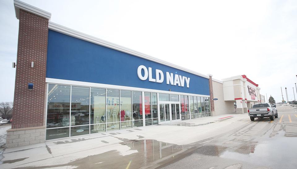 new Old Navy, TJ Max, Buff City Soap, Maurice and Skechers stores are coming soon on Duff Plaza in Buckeyes Avenue Wednesday, March 15, 2023, in Ames, Iowa.