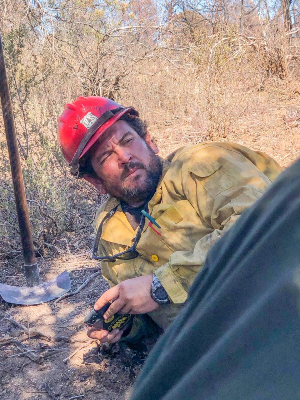 Charles Morton, a Big Bear Interagency Hotshot Squad boss, died while fighting the El Dorado Fire in Southern California late Thursday, Sept. 17, 2020.