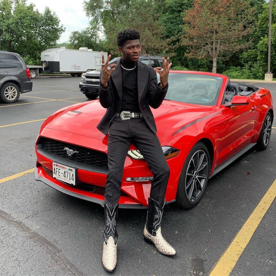 <cite class="credit">Photo: Courtesy of Lil Nas X / <a href="https://www.instagram.com/lilnasx//" rel="nofollow noopener" target="_blank" data-ylk="slk:@lilnasx;elm:context_link;itc:0;sec:content-canvas" class="link ">@lilnasx</a></cite>