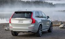 <p>There is more chrome trim all over the XC90, including on the rear bumper.</p>