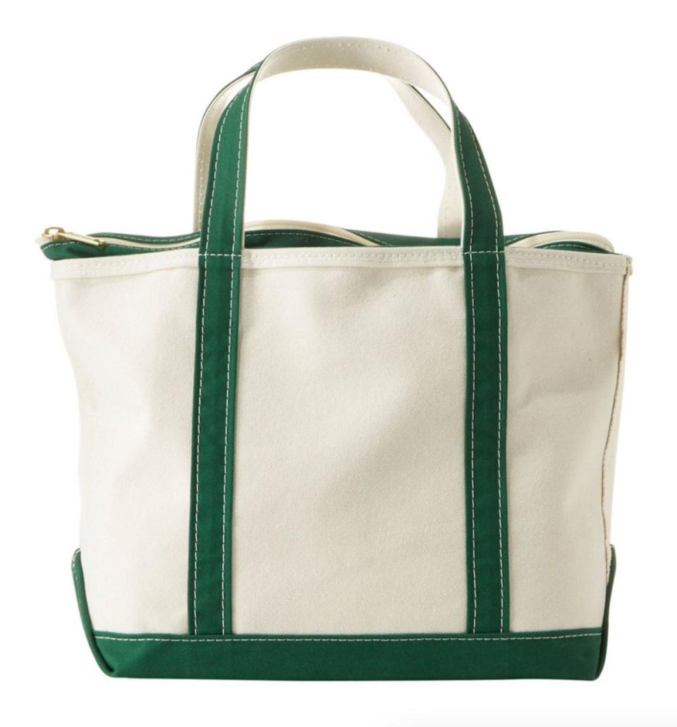 As a proud New Englander, I'm pretty sure I was brought home from the hospital in an L.L. Bean Boat and Tote. They're timeless, durable canvas bags that age so gracefully and look even better with wear. As a kid, we used them for beach and lake bags, toy and snack bags, and my teacher mama used one every day to go to school. A few years ago I got myself a zippered XL-size with bag regular straps. It's my go-to travel bag and holds way more than you'd think it would — I'm talking multiple pairs of pants and shoes and even room for whatever thrift finds I get when traveling. Best part, it looks really vintage and classic, so you never feel like you're carrying your old dorky duffle bag from high school soccer.$44.95 at L.L. Bean