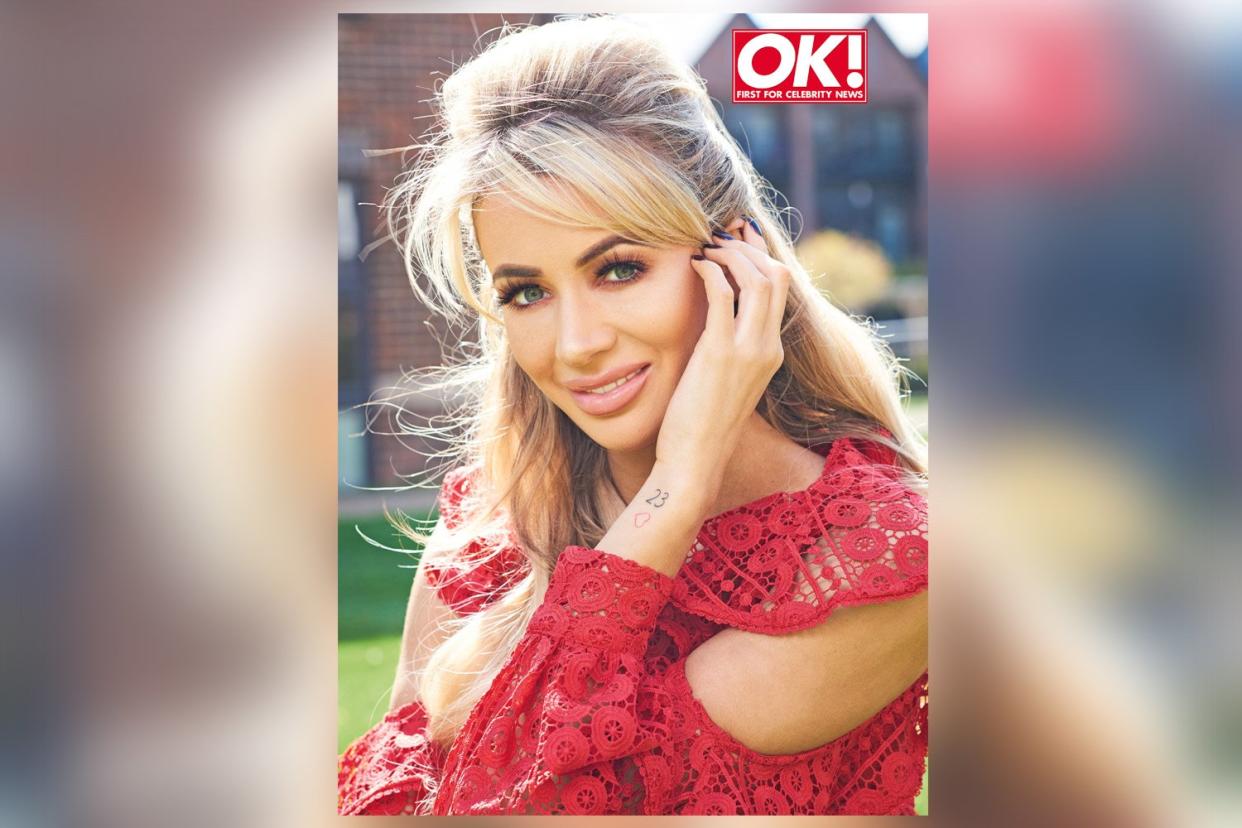 Tribute: Olivia Attwood flashes her Bradley Dack tattoo: OK! Magazine