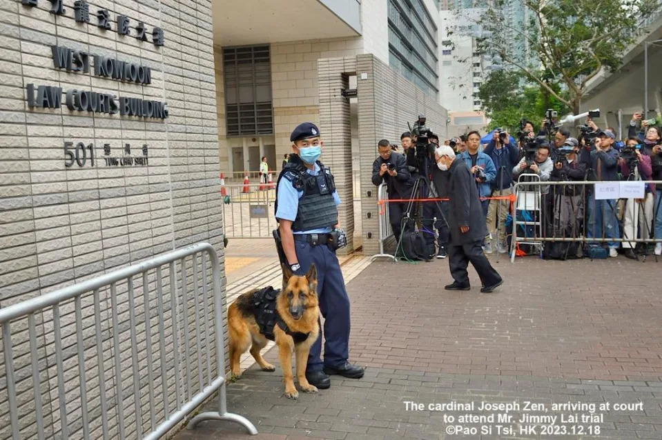 天主教香港教區榮休主教陳日君樞機 （credit: Pao Si Tsi）