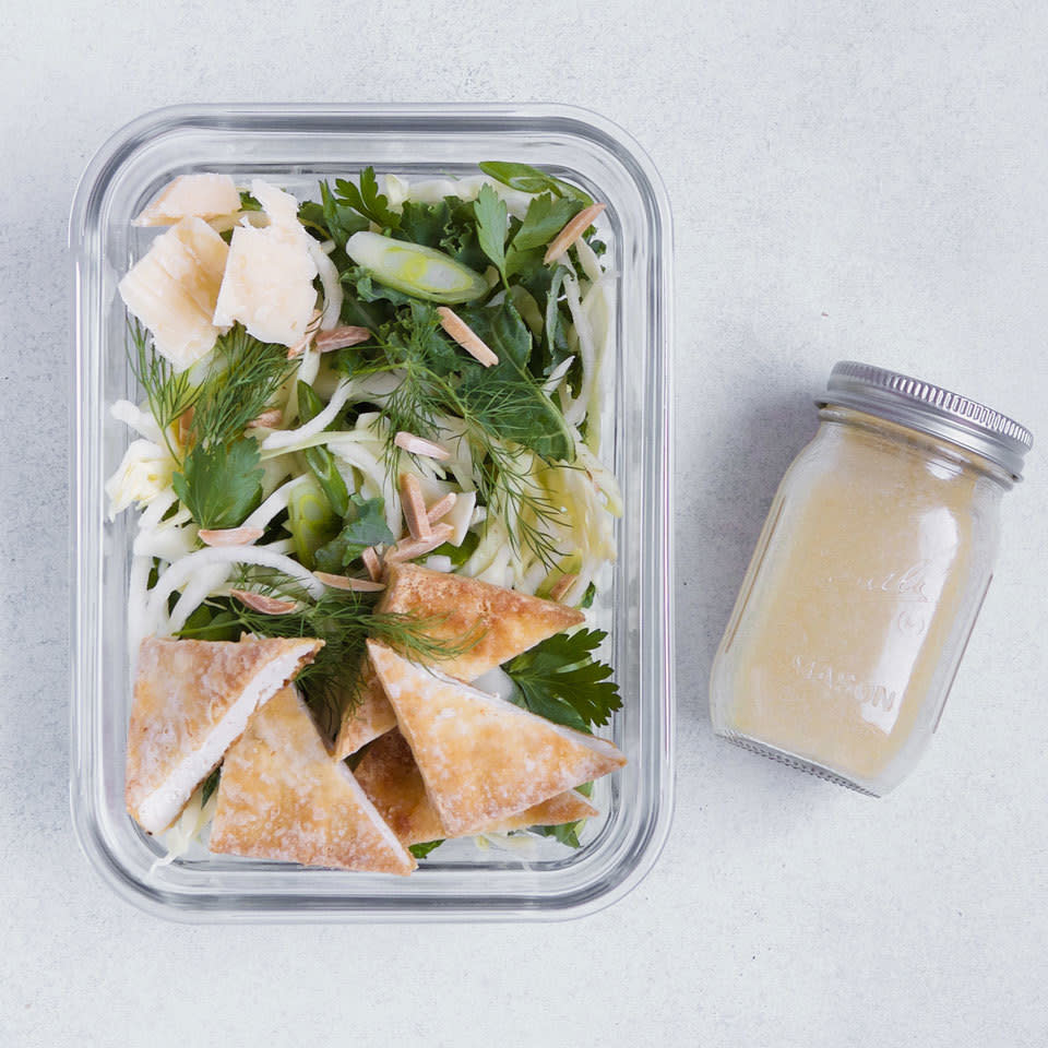 Green Machine Salad with Baked Tofu