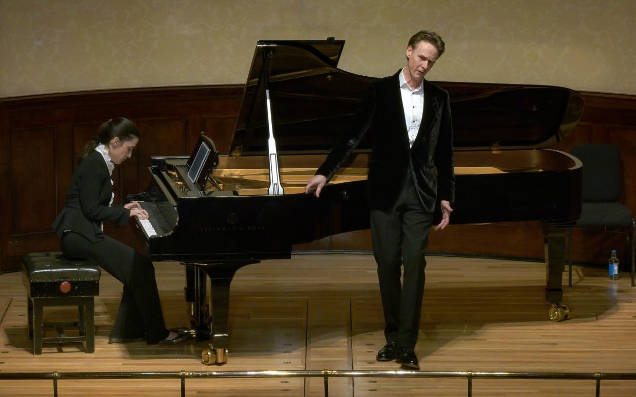 The tenor Ian Bostridge stopped a concert in Birmingham in April because of audience members using phones