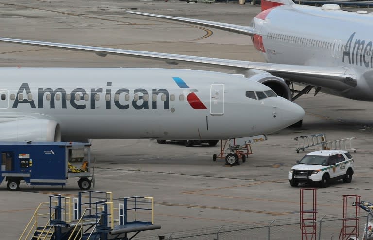 American Airlines cited recovering business travel as a supportive factor as it confirmed its full-year profit forecast (JOE RAEDLE)