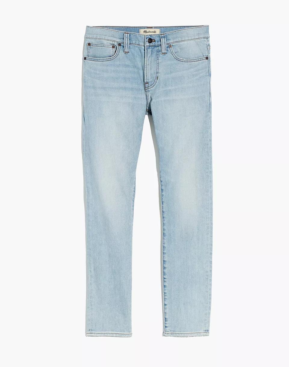 mens light wash jeans, Madewell Skinny Jeans