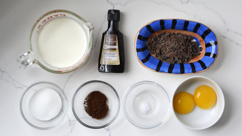 mocha crème brûlée ingredients