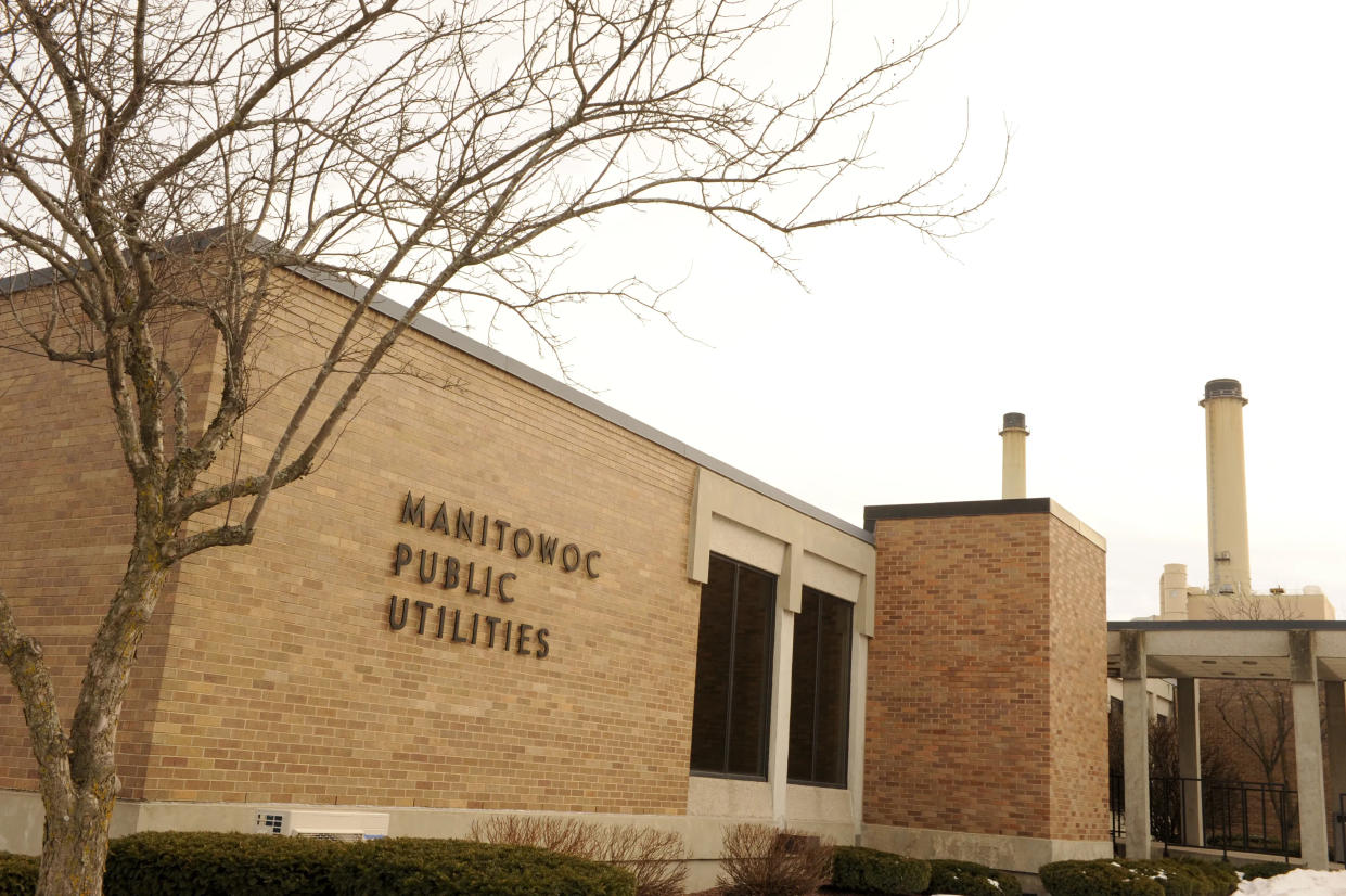 Manitowoc Public Utilities buildings on the south side of Manitowoc.