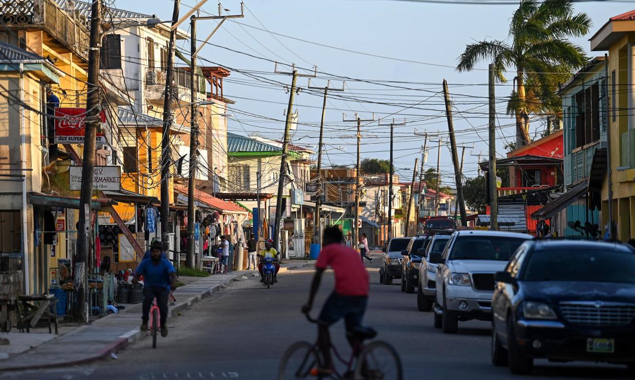 <span>Dangriga in Belize. This is Belize’s second state of emergency this year.</span><span>Photograph: The Washington Post/Getty Images</span>