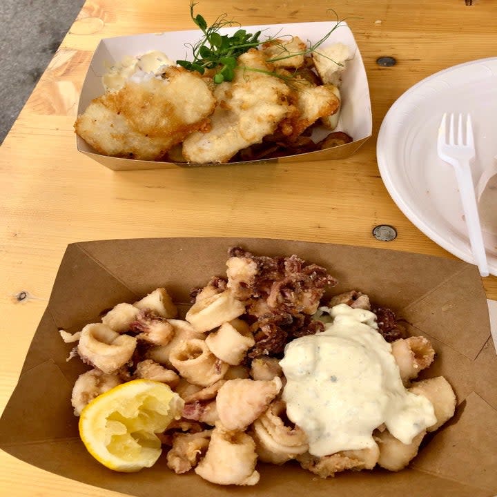 Seafood in Ljubljana