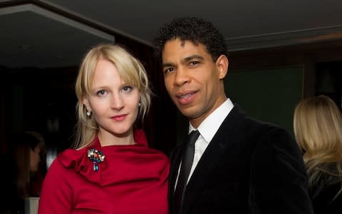 Charlotte Acosta with her husband, the Cuban former ballet dancer, Carlos Acosta - Credit:  Joanne Davidson/The Picture Library Ltd.