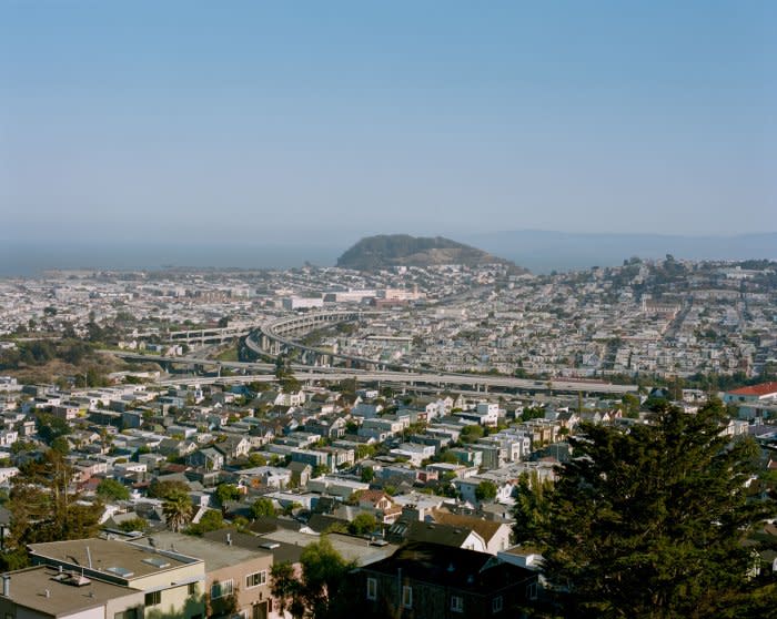 The view from Bernal Hill in 2023 overlooking where I grew up in San Francisco, California.<span class="copyright">Quetzal Maucci</span>