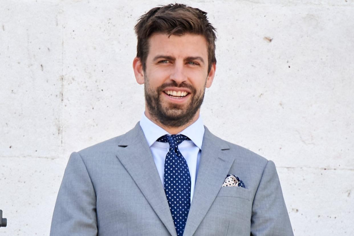 MADRID, SPAIN - MAY 27: Copa Davis director Gerard Pique attends Davis Cup by Rakuten Finals 2021 presentation at Casa de Correos on May 27, 2021 in Madrid, Spain. (Photo by Carlos Alvarez/Getty Images)