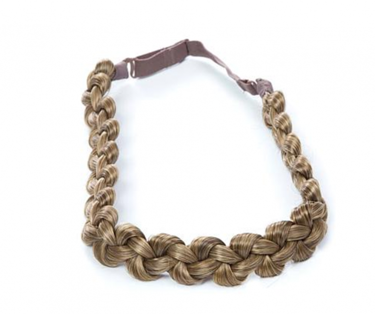 Hair2wear The Christie Brinkley Collection Thick Braid Headband in Dark Blonde (Photo: hsn.com)