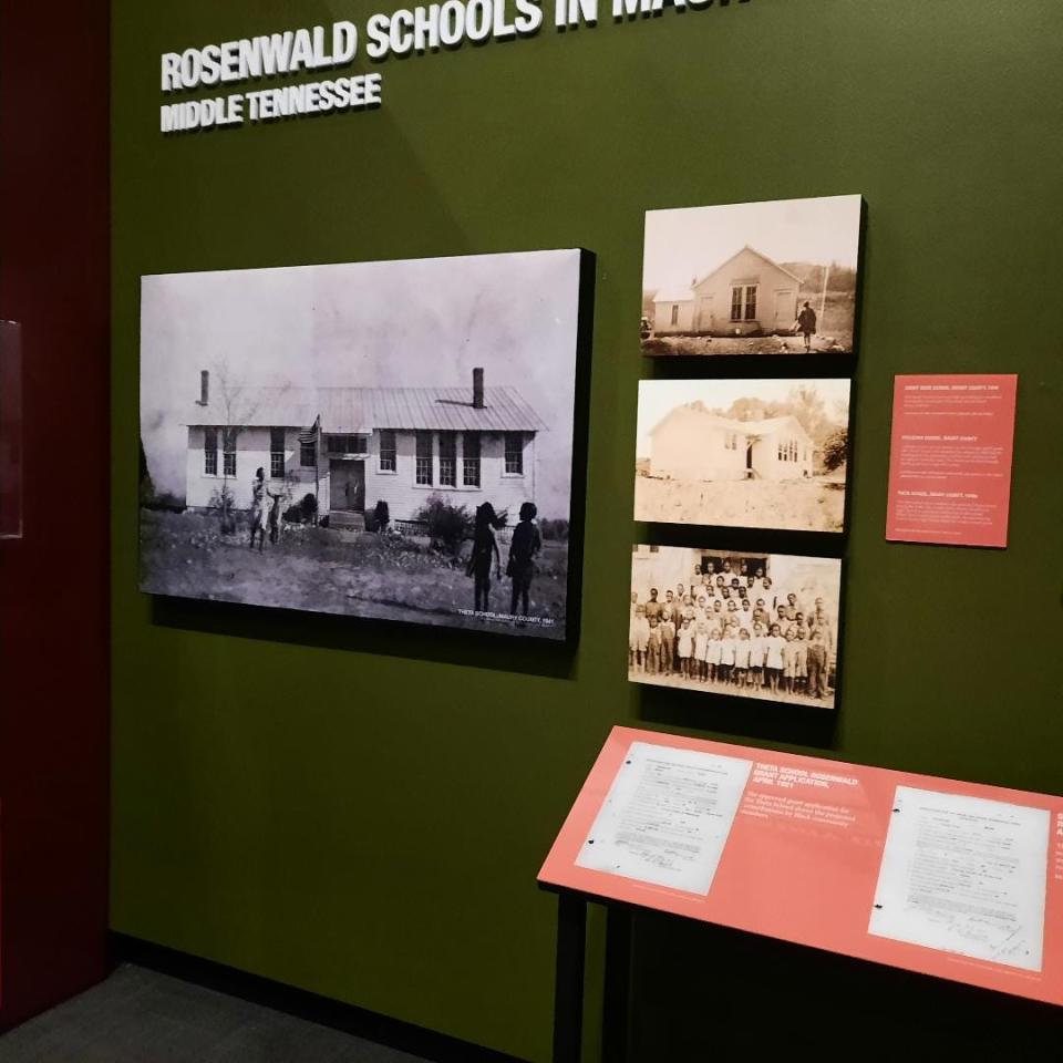Maury County Rosenwald Schools exhibit showed at the Tennessee State Museum from June 2023 to February 2024.