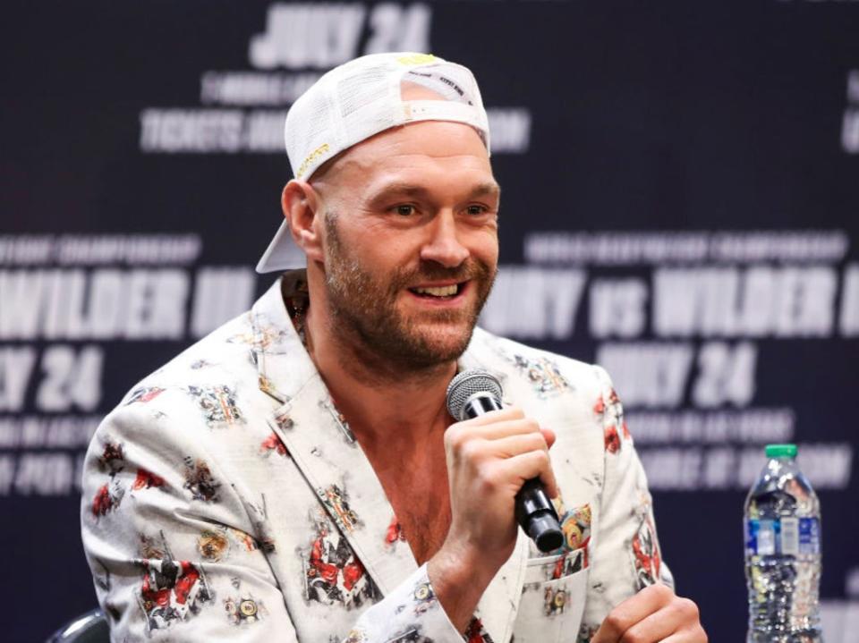 Fury met Usyk back in 2019 – with the Ukrainian now set to face Joshua this weekend (Getty Images)