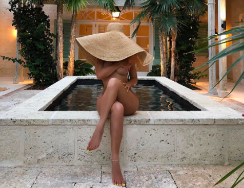 Kylie Jenner just brought the famous "La Bomba" hat back for another round this season [Photo: Instagram]