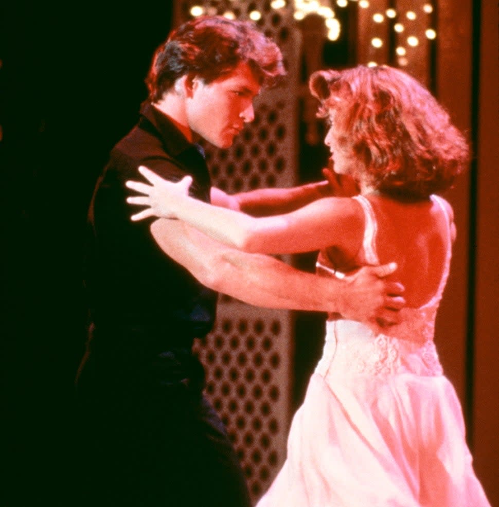 Patrick Swayze and Jennifer Grey