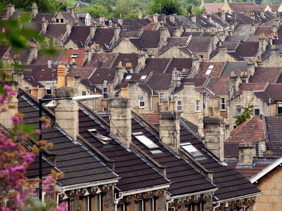 Figures from Nationwide show that house price growth went up 0.1 per cent in November: Getty