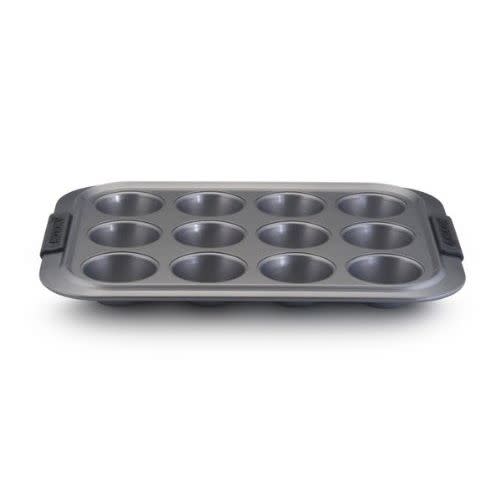 Wilton Ultra Bake Pro 12 Cavity Muffin Pan - Gray