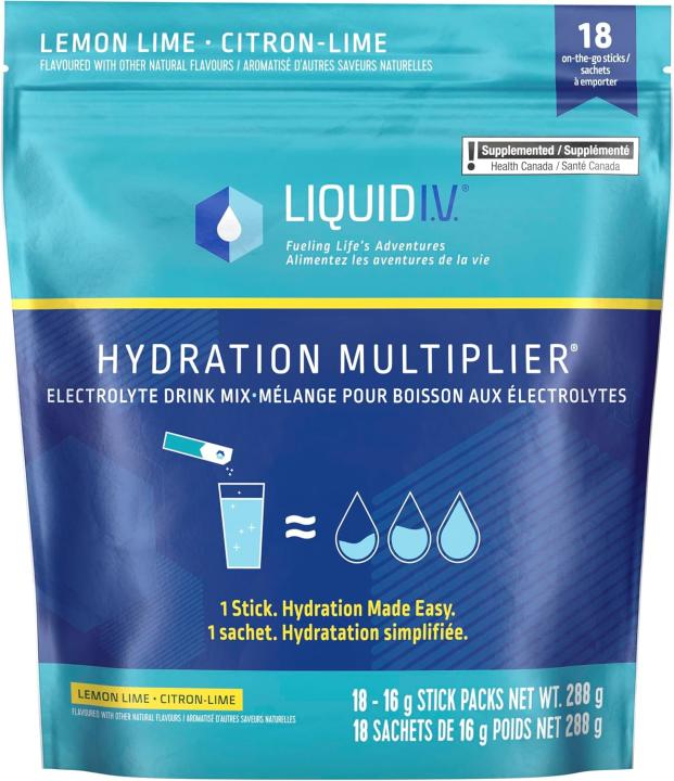 Liquid I.V. Electrolyte Drink Mix. (Image via Amazon Canada)