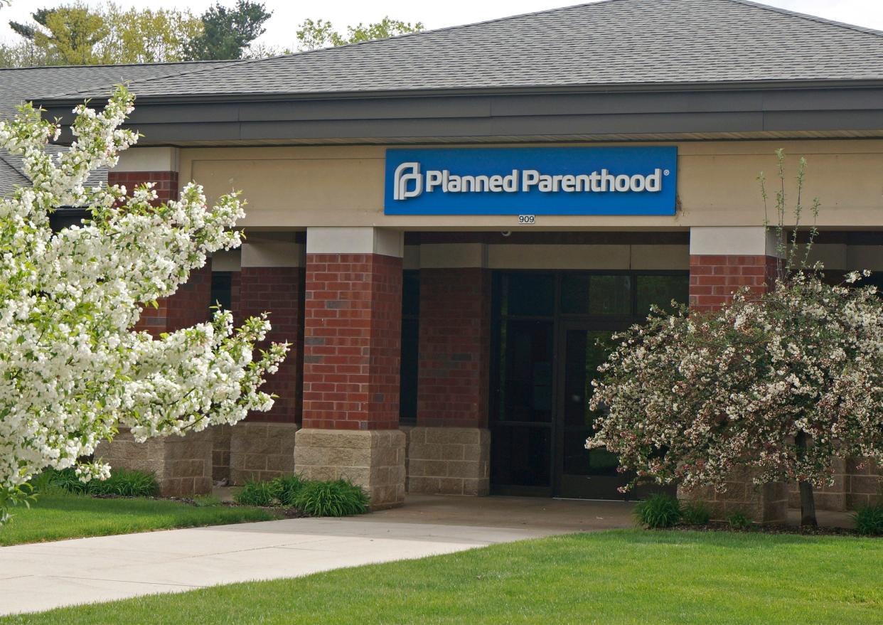 An exterior view of the Planned Parenthood building as seen, Thursday, May 26, 2022, in Sheboygan, Wis.