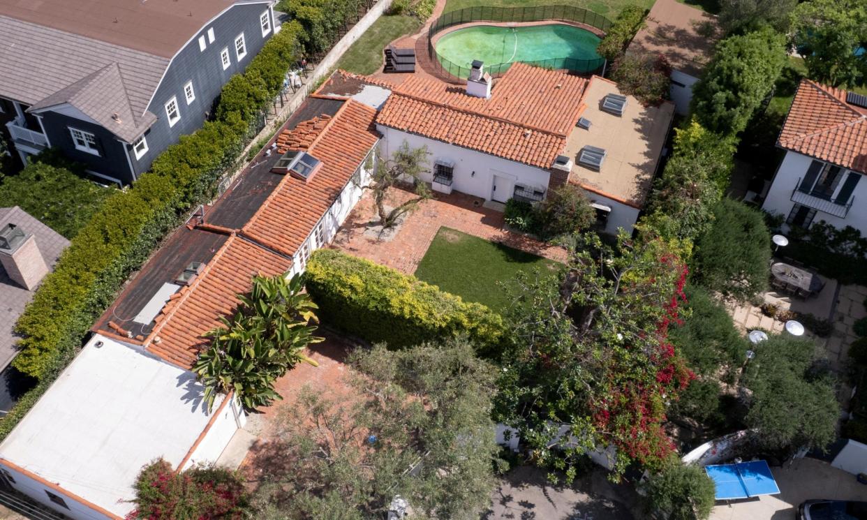 <span>Marilyn Monroe’s Spanish colonial-style former home in Los Angeles, California, on 11 September 2023.</span><span>Photograph: Mike Blake/Reuters</span>