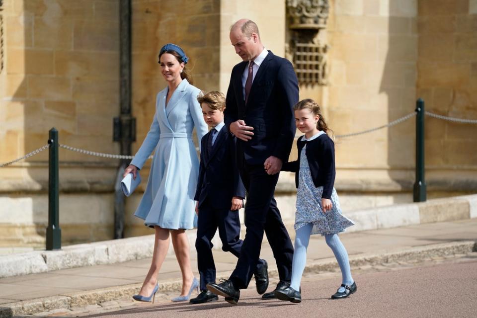 They arrived with Prince William and Prince George (Getty Images)