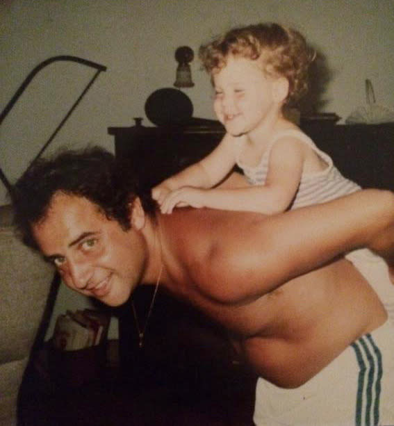 “Dad put me down I have to host @nbcsnl #tbt,” Schumer captioned an early ‘80s snapshot of her as a munchkin. Extra points for promoting herself and her Oct. 10 gig hosting 'Saturday Night Live' in a way that doesn’t sound like an #ad.