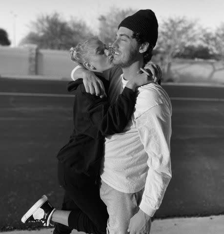 <p>Chase Carter Instagram</p> Cody Bellinger and Chase Carter.