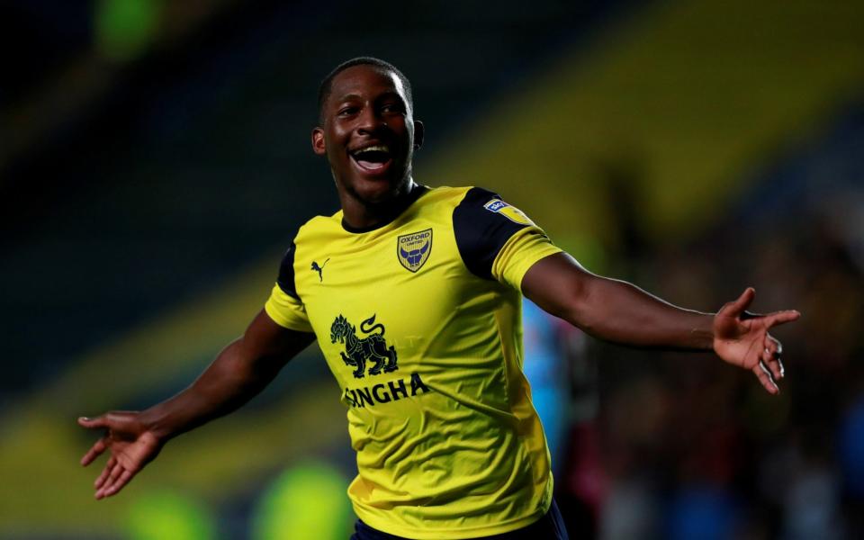 Shandon Baptiste was man of the match as Oxford made light work of Preamier League West Ham - Action Images via Reuters