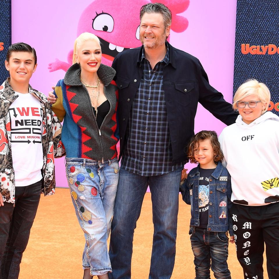 Gwen Stefani, Blake Shelton, kids