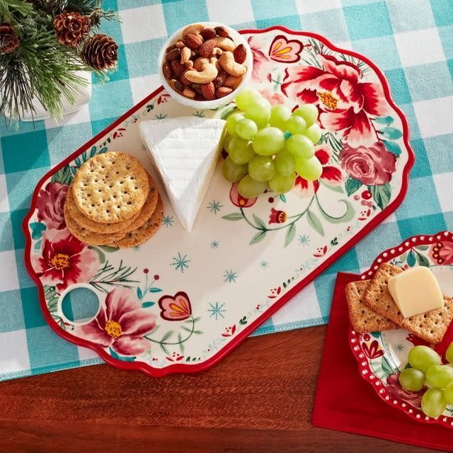 The Pioneer Woman Merry Meadows 2-Piece Rectangular Ceramic Holiday  Bakeware Set